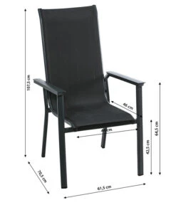 Dehner Stapelstuhl Cleveland, Dunkelgrau -Garten Umfassend Geschäft 6894133 WE BG 001 StapelstuhlClevelandNeu