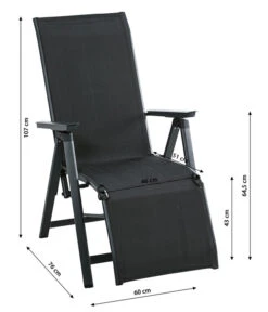 Dehner Relaxsessel Cleveland, Dunkelgrau 12 Dehner Relaxsessel Cleveland, Dunkelgrau -Garten Umfassend Geschäft 6894158 WE BG 001 RelaxsesselClevelandGrauNeu