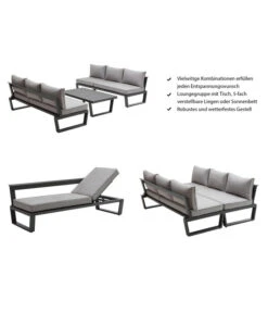 Dehner Liegenset Bellevue, 3-teilig 24 Dehner Liegenset Bellevue, 3-teilig -Garten Umfassend Geschäft 6894182 WE IG 001 DehnerLiegensetBellevue