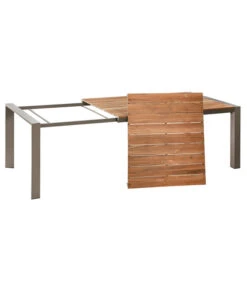 Dehner Holz-Ausziehtisch Cleveland, Ca. B160-240/H76/T101 Cm -Garten Umfassend Geschäft 6895387 WE FS 003 AusziehtischClevelandGrauNEU
