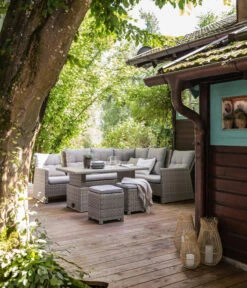 Dehner Geflechtlounge Bologna, 5-teilig 24 Dehner Geflechtlounge Bologna, 5-teilig -Garten Umfassend Geschäft 6903447 WE MO 001 LoungeBolognaNEU