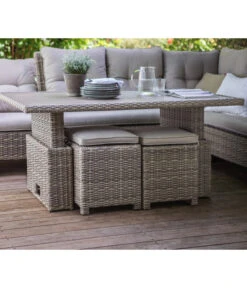 Dehner Geflechtlounge Bologna, 5-teilig 25 Dehner Geflechtlounge Bologna, 5-teilig -Garten Umfassend Geschäft 6903447 WE MO 002 LoungeBolognaNEU