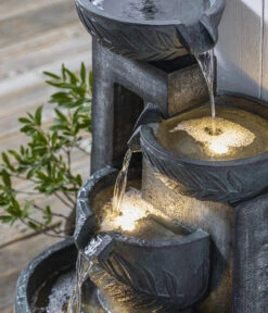 Dehner Polyresin-Gartenbrunnen Hyeres, Ca. H75,5 Cm -Garten Umfassend Geschäft 6911234 WE DE 002 BrunnenHyeres