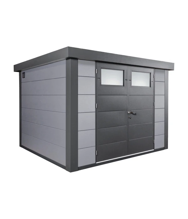 Wolff Finnhaus Metallgerätehaus Eleganto 3024, Ca. B318/H227/T258 Cm 3 Wolff Finnhaus Metallgerätehaus Eleganto 3024, Ca. B318/H227/T258 Cm