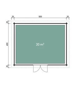 Wolff Finnhaus Gartenhaus Malmö 44-M -Garten Umfassend Geschäft 6930440 WE DE 001 FinnhausBBHMalmoe