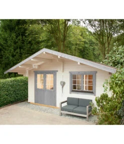 Wolff Finnhaus Blockbohlenhaus Lappland 70-C XL