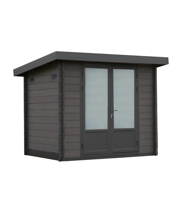 Wolff Finnhaus Gartenhaus WPC-Trend B, Ca. B280/H222/T240 Cm 3 Wolff Finnhaus Gartenhaus WPC-Trend B, Ca. B280/H222/T240 Cm