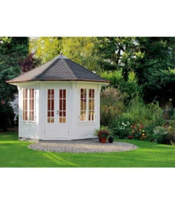 Wolff Finnhaus Pavillon Milano 3.0, Ca. B360,3/H330/T360,3 Cm -Garten Umfassend Geschäft 6931901 WE MO 005 FinnhausGartenhaus