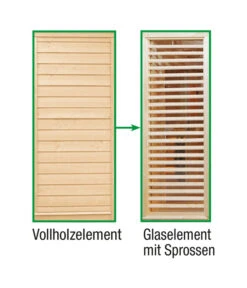 Wolff FinnhausTauschelement Paradiso Vollholz Zu Sprossen