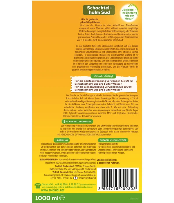 Solabiol® Schachtelhalm Sud, 1 L 4 Solabiol® Schachtelhalm Sud, 1 L – Bild 2