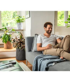 LECHUZA® TRENDCOVER Cork, All-in-One Set -Garten Umfassend Geschäft 6946891 6946933 6947097 6947139 WE MO 001 Trendcover