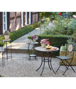 Siena Garden Blumenständer Prato, Ca. Ø40/H60,5 Cm -Garten Umfassend Geschäft 6986608 WE MO 001 AlcoBlumenstaenderPrato