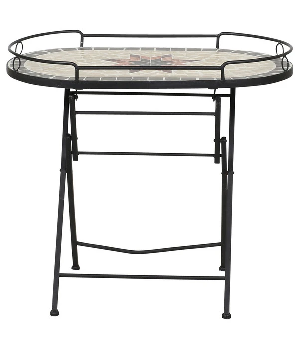 Siena Garden Mosaikserviertisch Stella, Ca. B68/H60/T41 Cm 3 Siena Garden Mosaikserviertisch Stella, Ca. B68/H60/T41 Cm