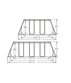 Summer Waves Frame Pool, Anthrazit -Garten Umfassend Geschäft 6991020 WE BG 001 SummerWavesFramePoolAnthrazit