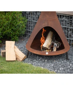 Westmann Grillkamin, Ca. B70/H160/T70 Cm -Garten Umfassend Geschäft 6992564 WE MO 003 GrillkaminMitRauchablas