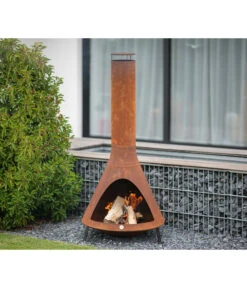 Westmann Grillkamin, Ca. B70/H160/T70 Cm -Garten Umfassend Geschäft 6992564 WE MO 004 GrillkaminMitRauchablas